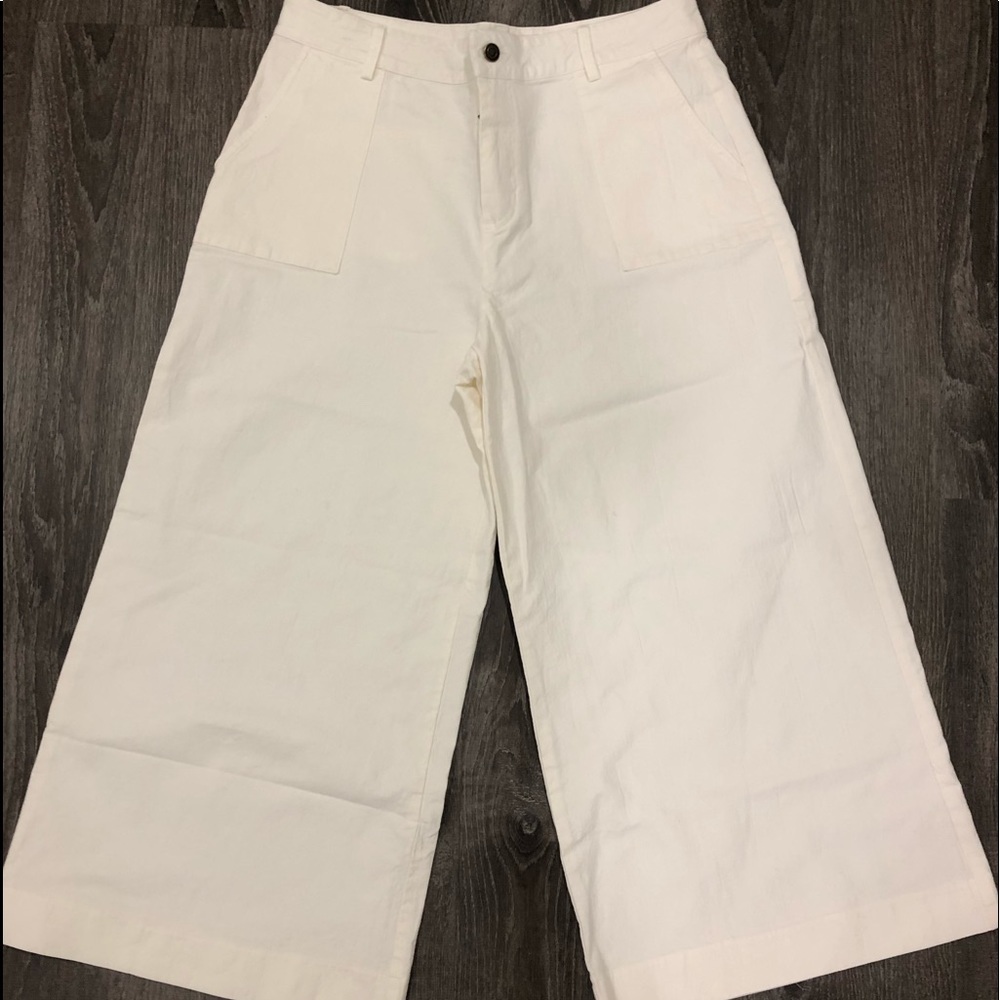 Stylish Wide Legs Crop Pants